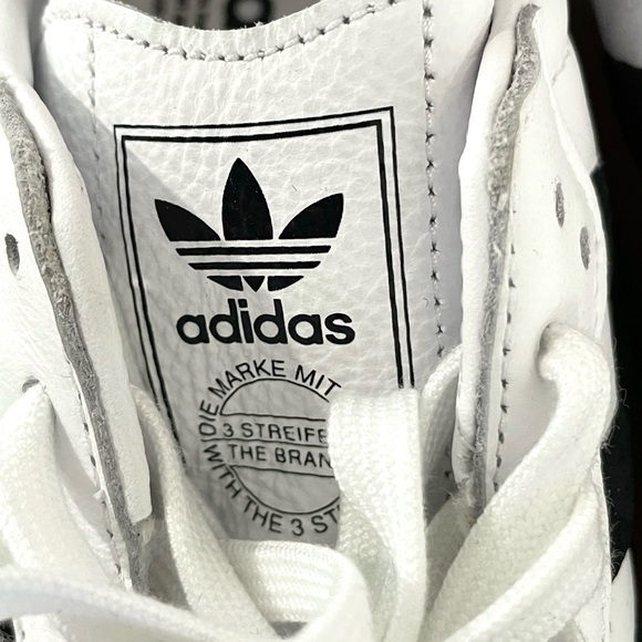 Adidas Women’s sz 9 White and Black Sneakers thick sole - Picture 4 of 7